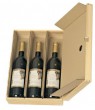 Einlagen f�r Holzkisten postgepr�ft f�r 3 Flaschen, 20 St.