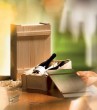Holzkiste natur  f�r 3 Flaschen mit - VE: 5