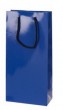 Flaschentaschen Glanzlack blau f�r zwei Flaschen, VE : 20