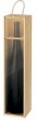 Holzkiste natur  f�r eine 1,5 ltr. Flasche  - VE: 5