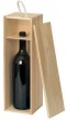 Holzkiste natur  f�r eine 1,5 ltr. Flasche - VE: 5