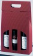 Weinverpackung Offene Welle Bordeaux f. 3 Fl. VE: 50