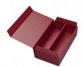 Weinverpackung Welle Bordeaux innen farbig  f. 2 Fl.-VE: 25