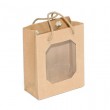Traget�te Midi Welle Natur m. Fenster - VE : 20 Stk.