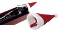 Flaschendeko Nikolausm�tze mit Klammer - 11 x 7 cm - VE: 24 St�ck/Pack