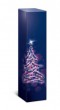 Weinverpackung Weihnachtsbaum Struktura Blau Metallic f�r 1 Fl. VE: 50