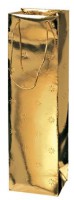 Weintragetasche Sterne Gold  f�r 1 Flasche,VE:20