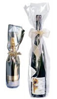 Flaschenbeutel Transparent Wein/Sekt, 50 St�ck