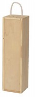Holzkiste mit Schiebedeckel f�r 1 Flasche Wein/Sekt  - VE: 5 St�ck
