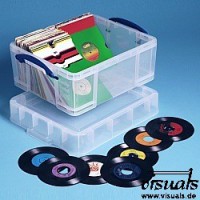 Aufbewahrungsbox 18 l XL Vinyl-Single-Box medium