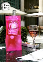 Ice-Bag� Pink / Ros� - Weink�hler - Sektk�hler - Flaschenk�hler - 0,5 mm