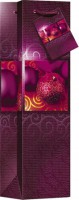 Weintasche Weihnachtsglanz f�r eine Flasche - VE: 10 Stk.