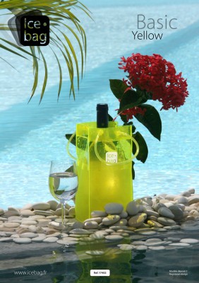 visuals Ice-Bag&reg; Gelb - Weink&uuml;hler - Sektk&uuml;hler - Flaschenk&uuml;hler - 0,5 mm