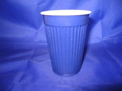 visuals Doppelwandiger Automatenbecher 180 ml blau/wei&szlig; VE 3.000 St&uuml;ck